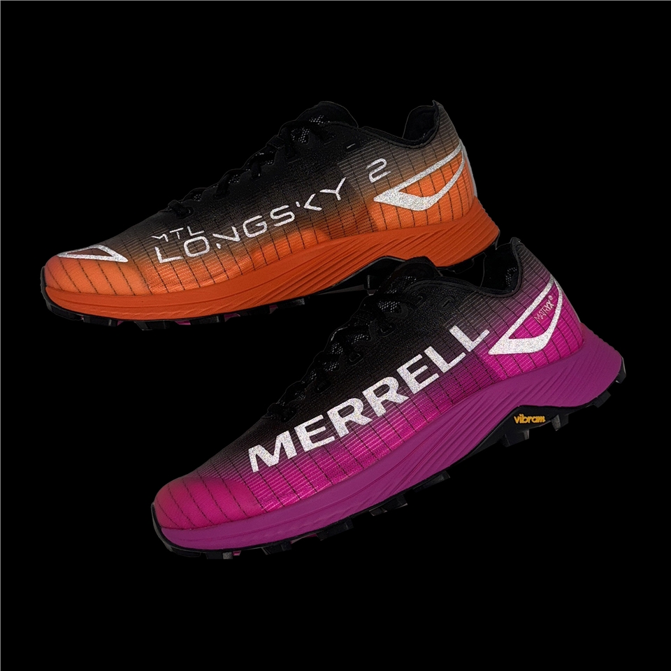 Merrell 越野跑鞋MTL Long Sky 2 Matryx 男鞋紫橘回彈橡膠大底