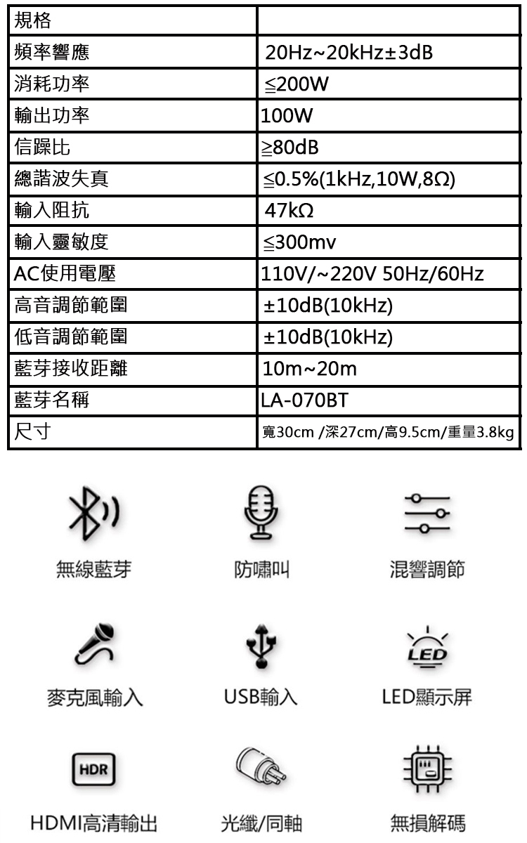 EAGLE LA-070BT - 詳情2