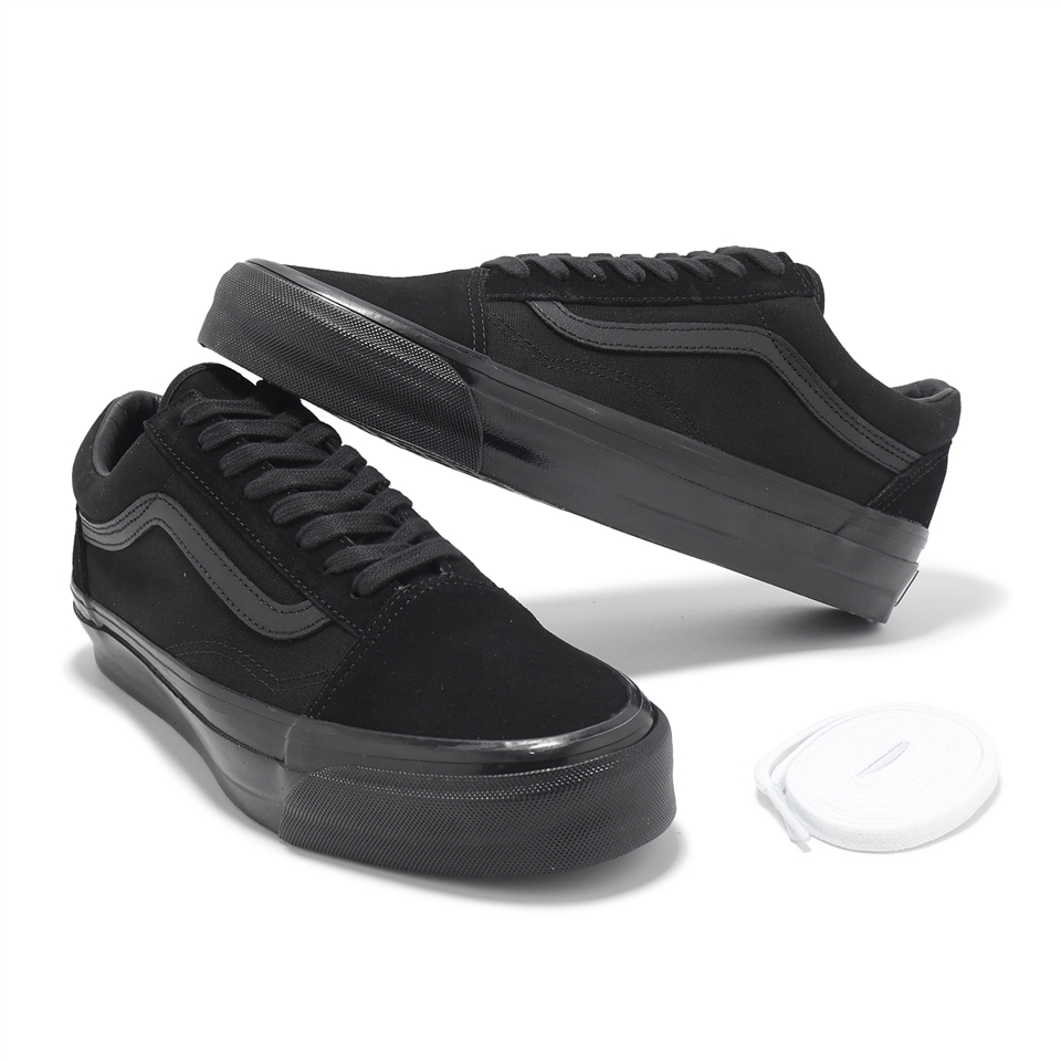 Vans 休閒鞋Lx Old Skool 男鞋女鞋黑全黑麂皮情侶鞋VN000CXTBKA|休閒運動鞋|ETMall東森購物網