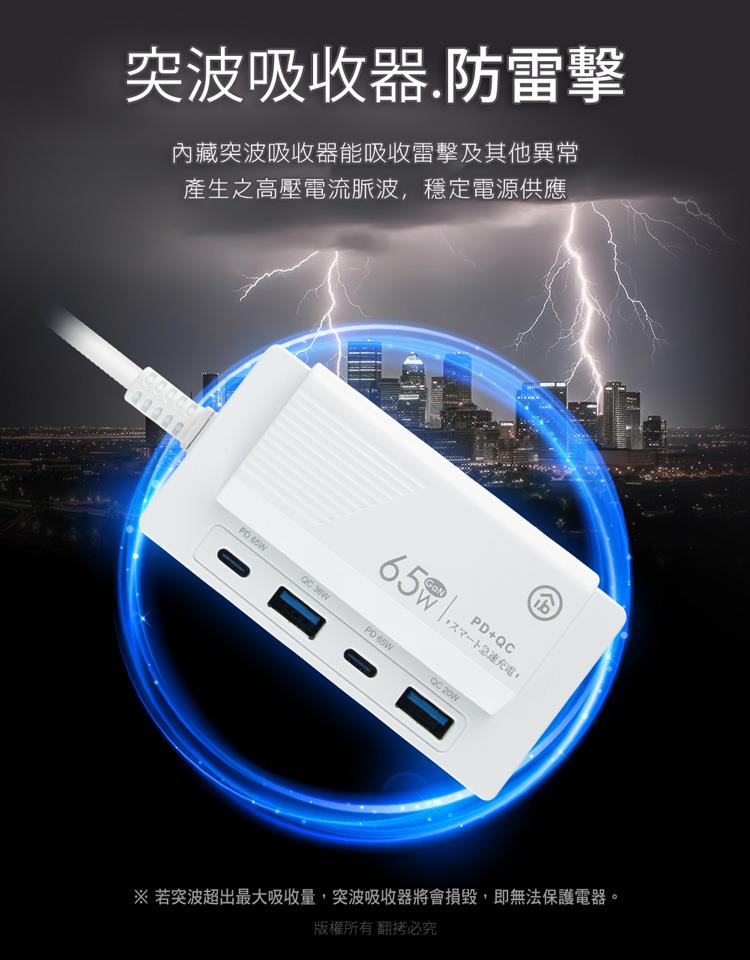 若突波超出最大吸收量,突波吸收器將會損毀,即無法保護電器。