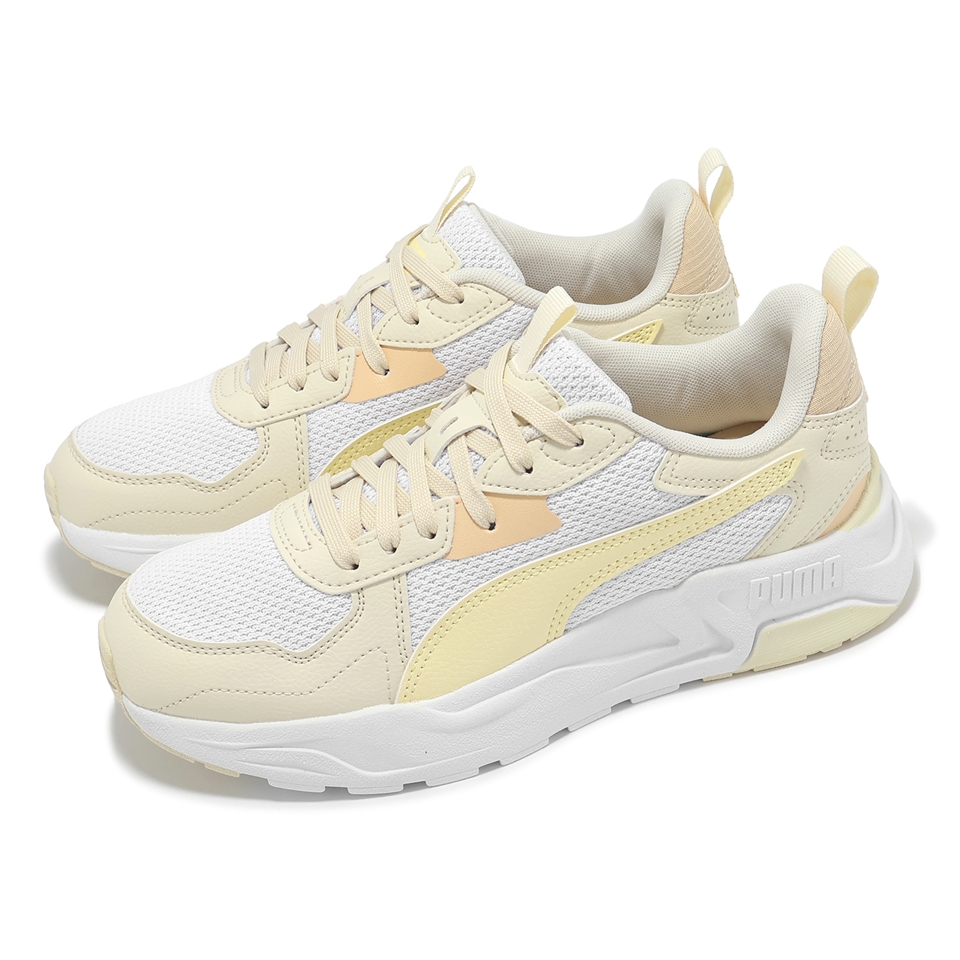 Puma 休閒鞋Trinity Lite 男鞋女鞋白黃緩衝拼接復古38929229