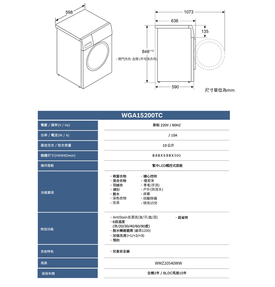 BOSCH博世 WGA15200TC - 詳情11
