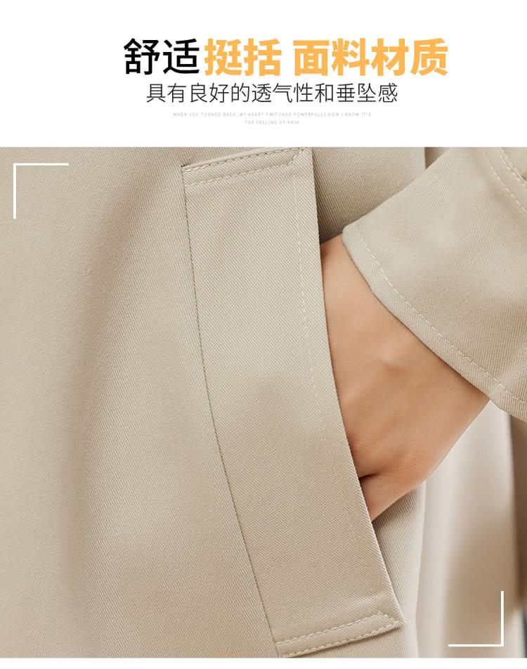 舒适挺括 面料材质 具有良好的透气性和垂坠感 