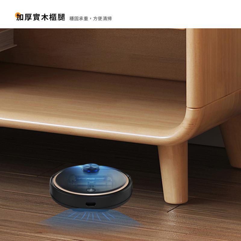 加厚實木櫃腿 穩固承重,方便清掃 