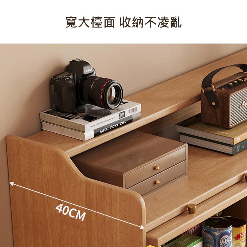 寬大檯面 收納不凌亂 