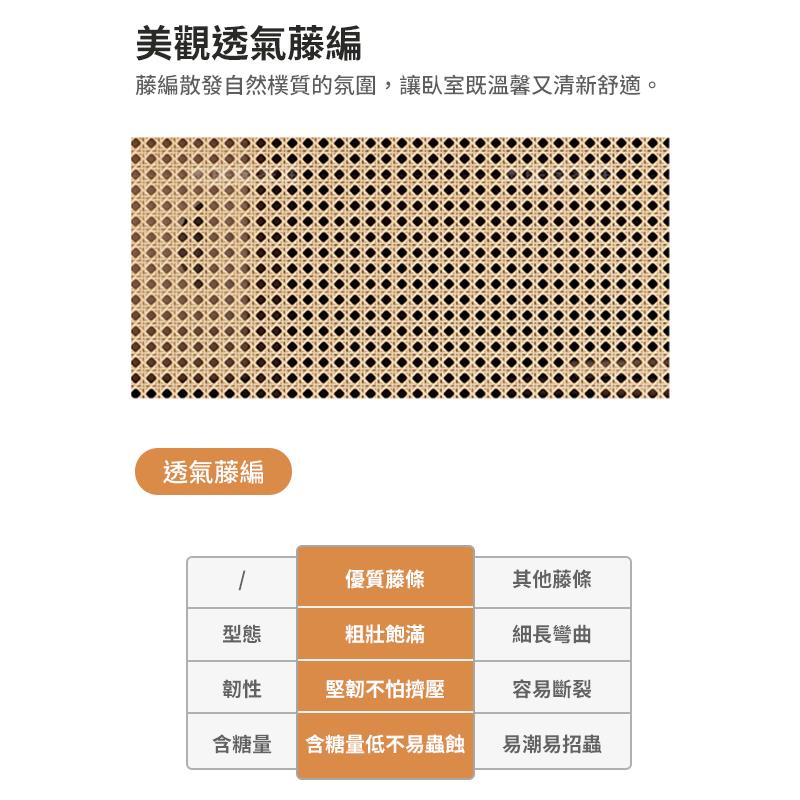 藤編散發自然樸質的氛圍,讓臥室既溫馨又清新舒適。