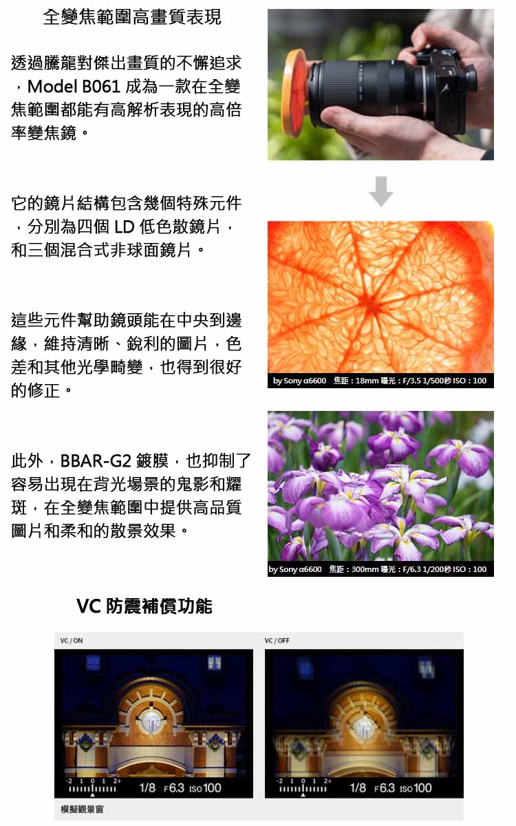 TAMRON騰龍 18-300mm F/3.5-6.3 - 詳情2