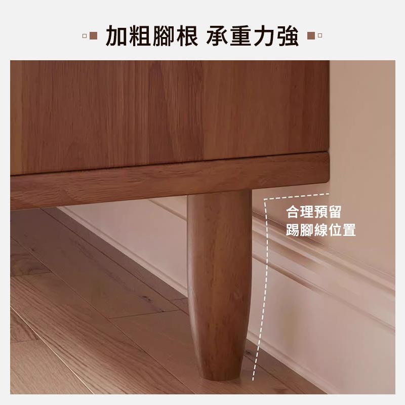 加粗腳根 承重力強 合理預留 踢腳線位置 