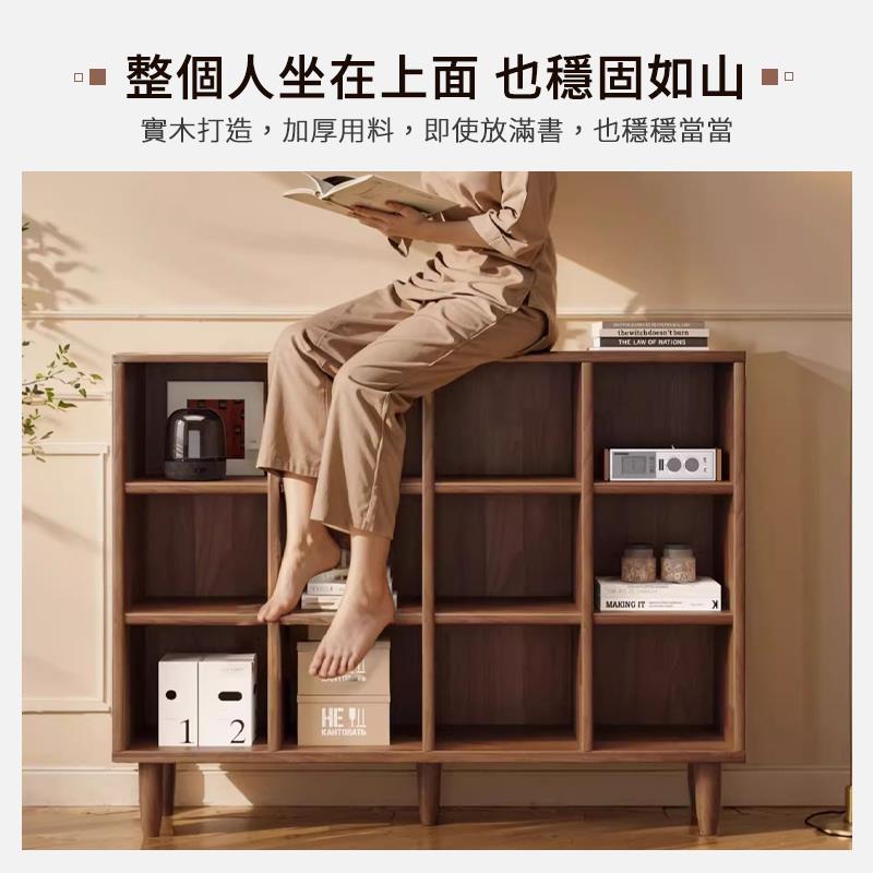 整個人坐在上面 也穩固如山 實木打造,加厚用料,即使放滿書,也穩穩當當 