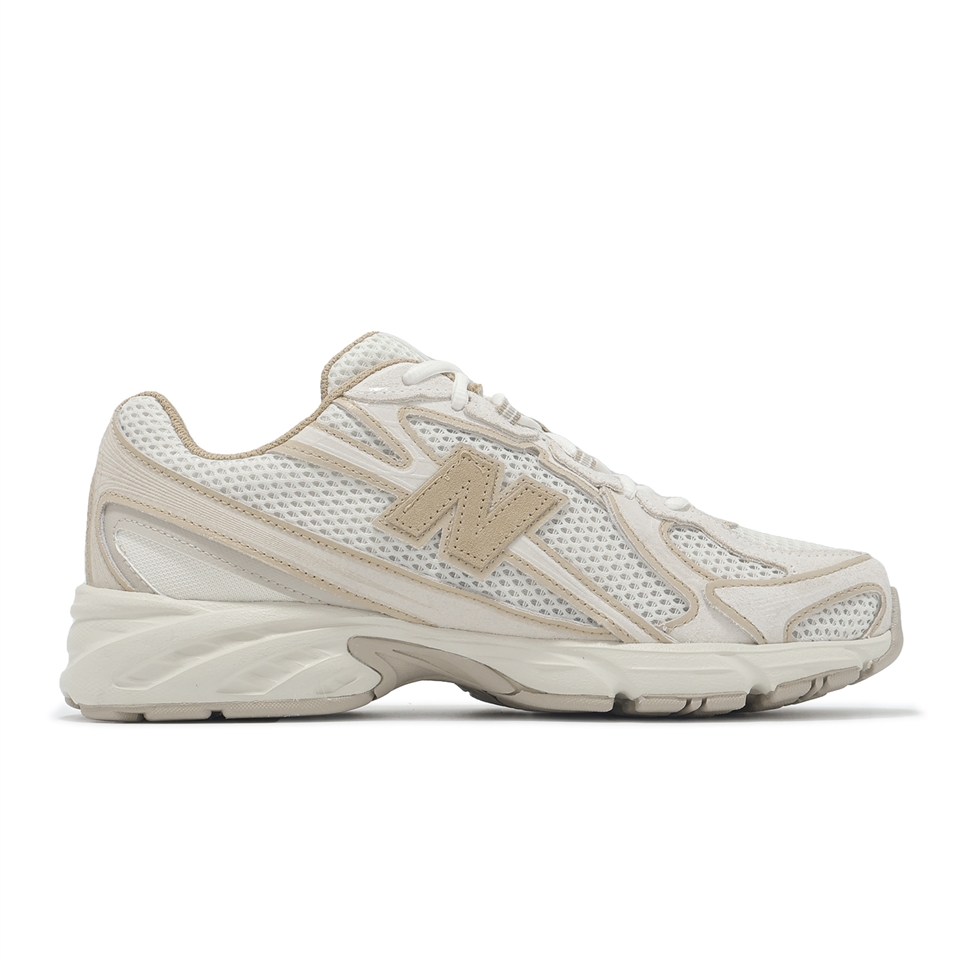 New Balance 休閒鞋740 男鞋女鞋米黃兔毛灰拼接緩衝支撐復古跑鞋