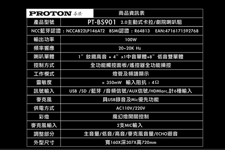 PROTON普騰 PT-BS901 - 詳情4