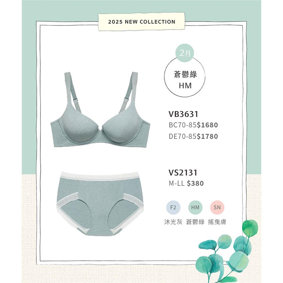 2月 蒼鬱綠 沐光灰 蒼鬱綠 搖曳膚 