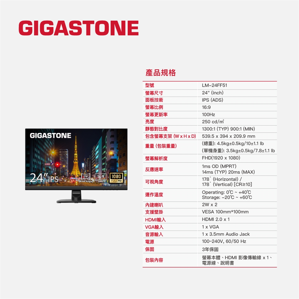 Gigastone立達 LM-24FF51 - 詳情5