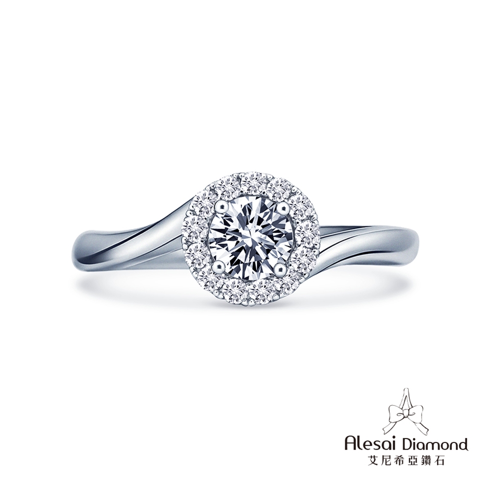 Alesai 艾尼希亞鑽石30分D/VVS1 鑽戒3EX車工培育鑽石|戒指|ETMall東森購物網