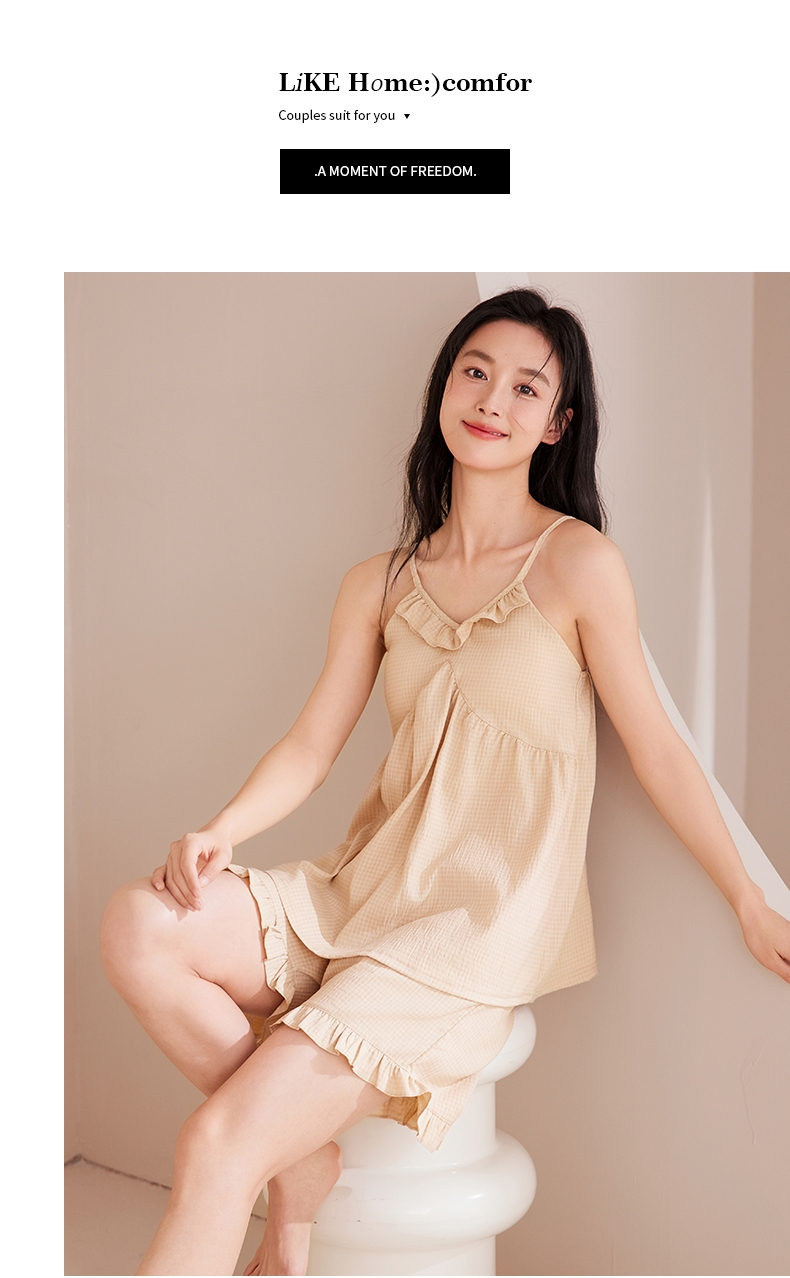 Home:)comforCouples suit for you  MOMENT OF FREEDOM.