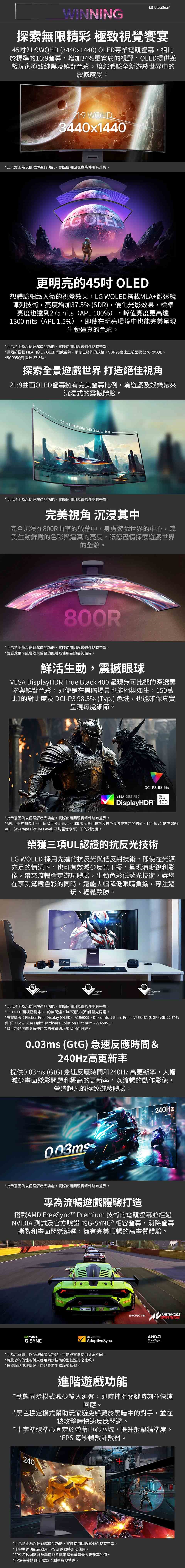 LG樂金 45GX90SA - 詳情1