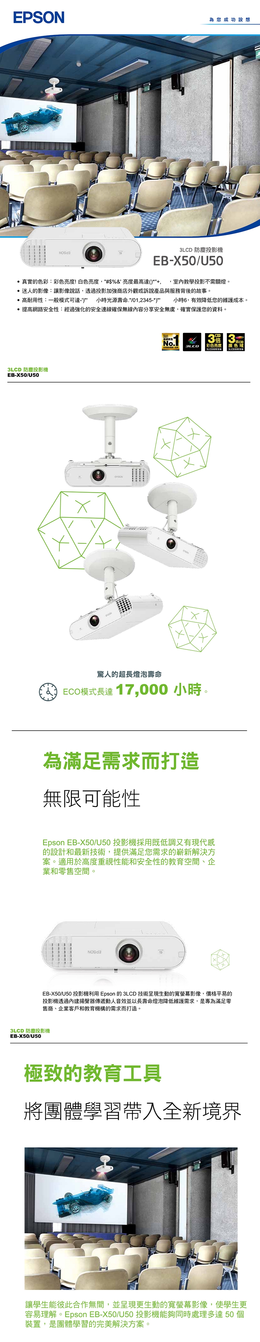 Epson愛普生 EB-U50 - 詳情3