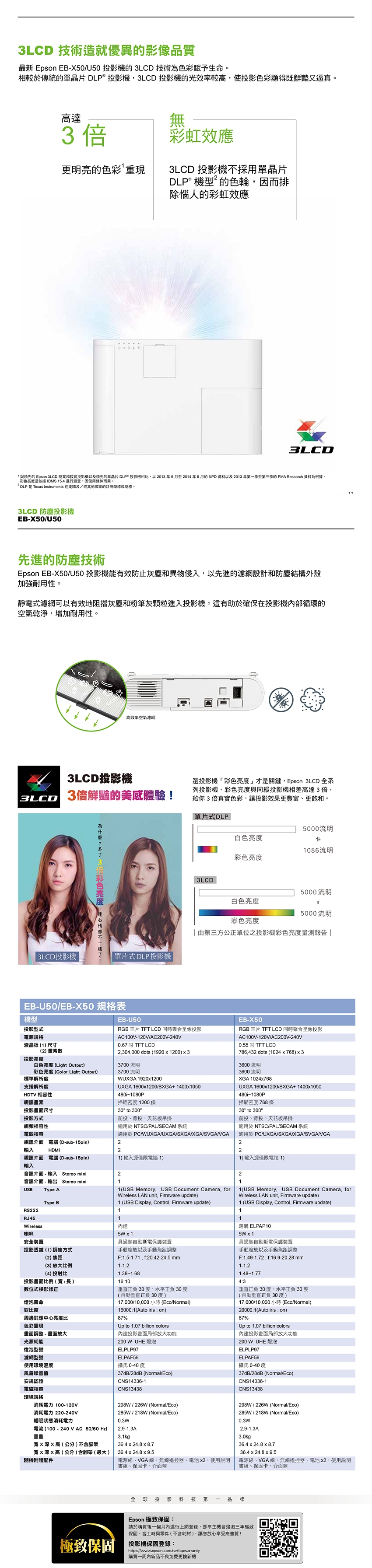 Epson愛普生 EB-U50 - 詳情5