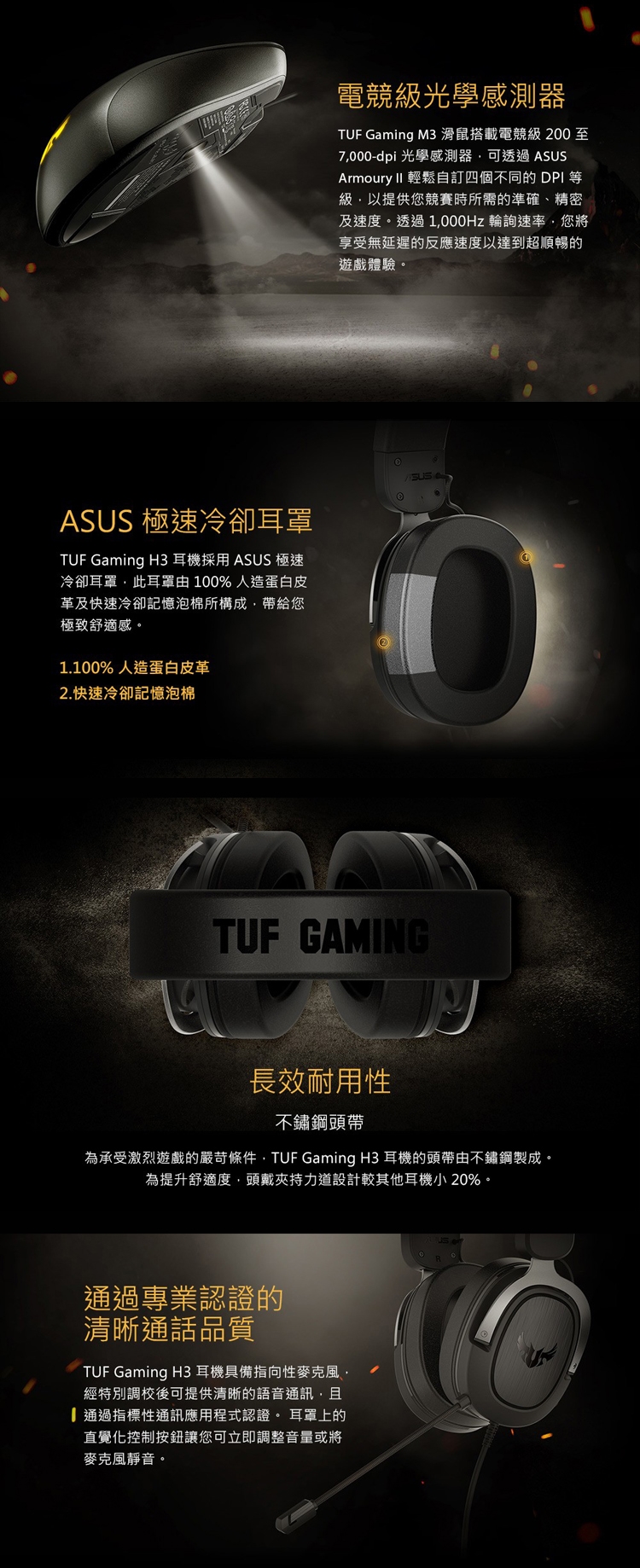 ASUS華碩 GAMING H3 - 詳情2