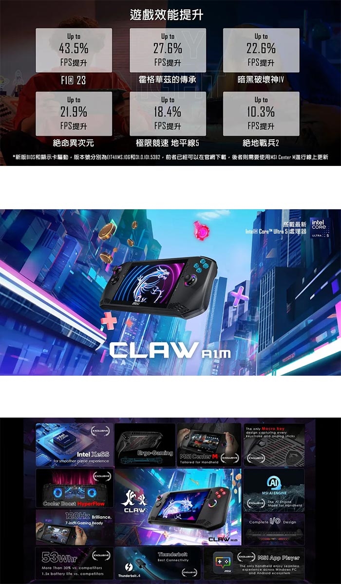 MSI微星 Claw A1M-027TW - 詳情5