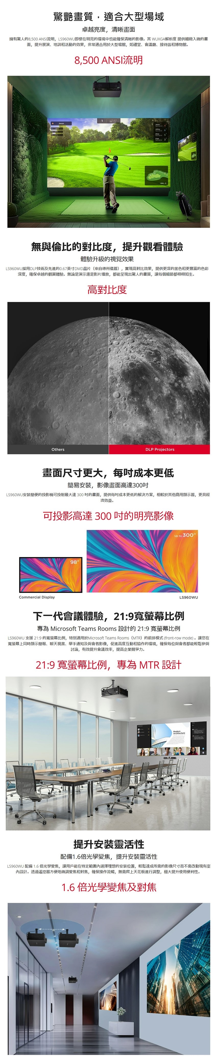 ViewSonic優派 LS960WU - 詳情4