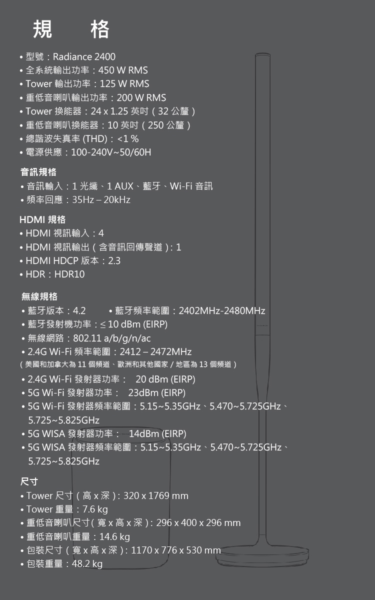 Harman Kardon Radiance 2400 - 詳情7