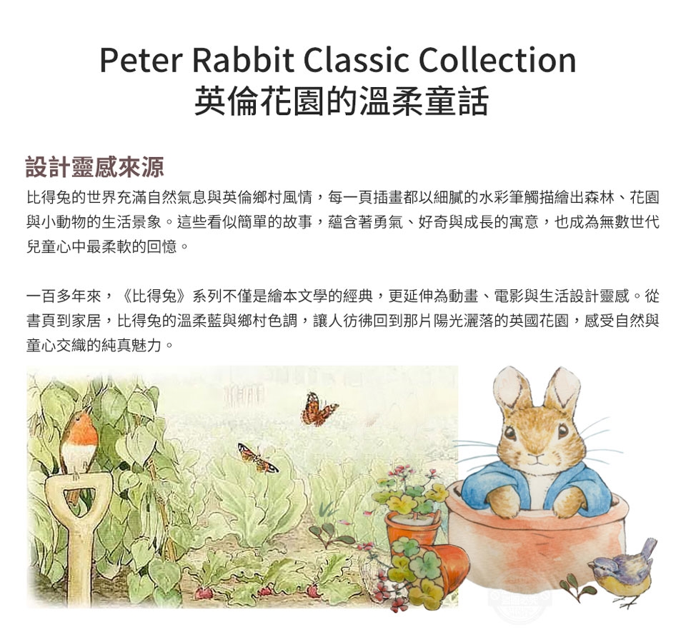 【PETER RABBIT 比得兔】比得兔與V&A博物館 躲貓貓-單人針織床包兩用被組(正版授權/兩用被/床包/三件組)|兩用被床包組 ...