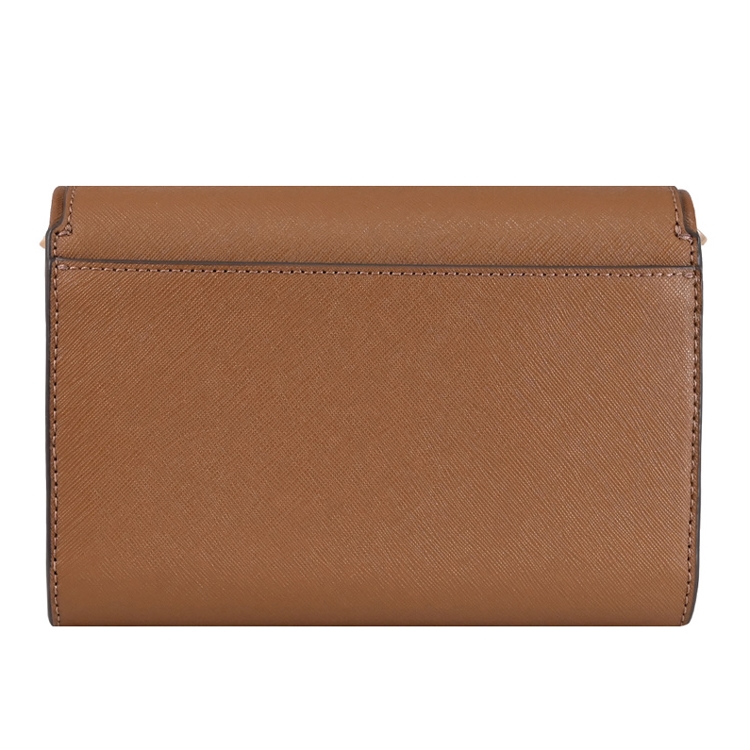 TORY BURCH 136093 Emerson 防刮皮革翻蓋斜背WOC/晚宴包.咖|手提包/側背包|ETMall東森購物網