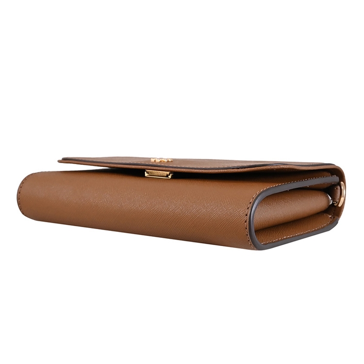 TORY BURCH 136093 Emerson 防刮皮革翻蓋斜背WOC/晚宴包.咖|手提包/側背包|ETMall東森購物網