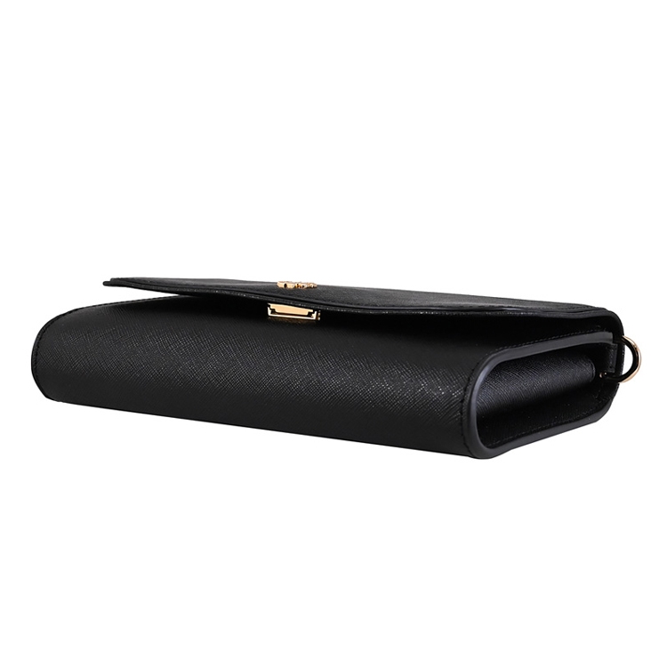 TORY BURCH 136093 Emerson 防刮皮革翻蓋斜背WOC/晚宴包.黑|手提包/側背包|ETMall東森購物網