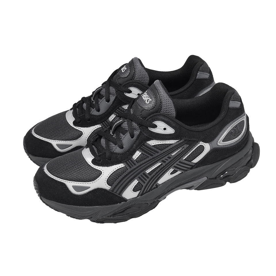 Asics 亞瑟士休閒鞋GEL-NYC 2.0 男鞋灰黑復古回彈亞瑟膠1203A895022