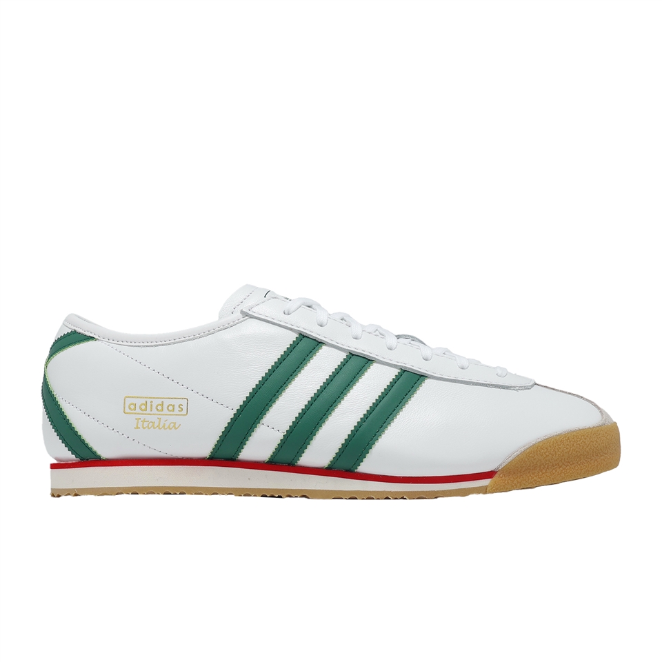 adidas 愛迪達 休閒鞋 Italia 70S 男鞋 白 綠 皮革 膠底 復古 JS1325|休閒運動鞋|ETMall東森購物網
