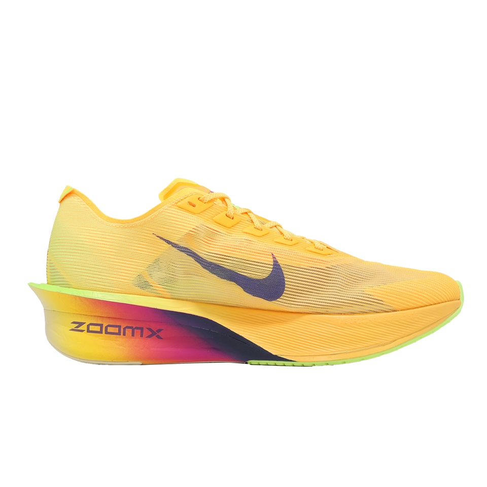 Nike 競速跑鞋ZoomX Vaporfly Next% 4 男鞋黃藍碳板HF6414-800|慢跑鞋