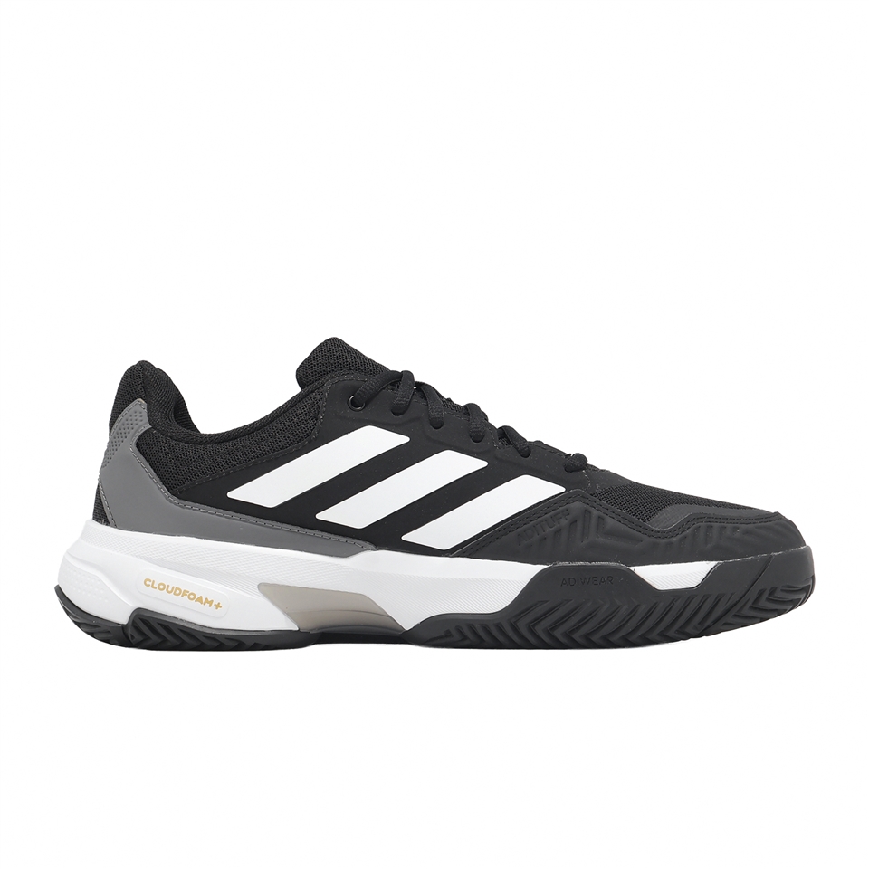 adidas 愛迪達 網球鞋 CourtJam Control 3 M 男鞋 黑 白 緩震 運動鞋 IF0458|羽/排/桌/網球鞋 ...