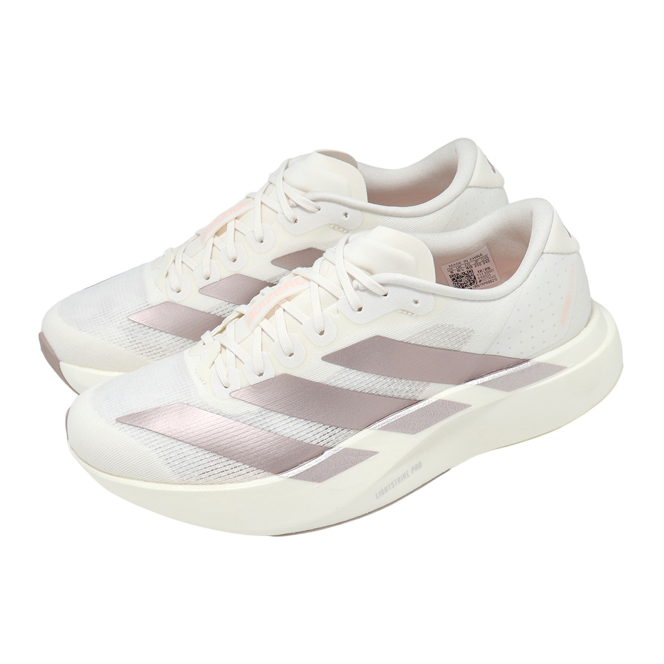 adidas 愛迪達慢跑鞋Adizero Evo SL W 女鞋白緩震運動鞋KI6959|慢跑鞋