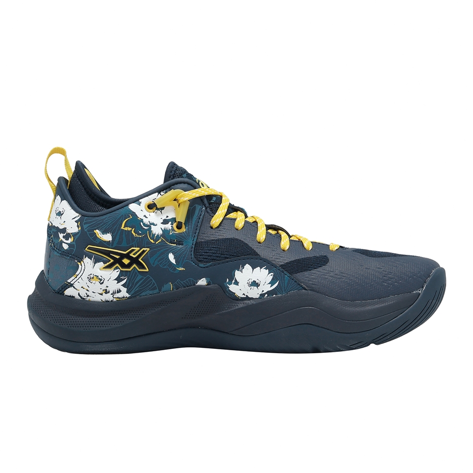Asics 亞瑟士籃球鞋Nova Surge Low 2 男鞋藍黃蓮花回彈緩震1061A058400