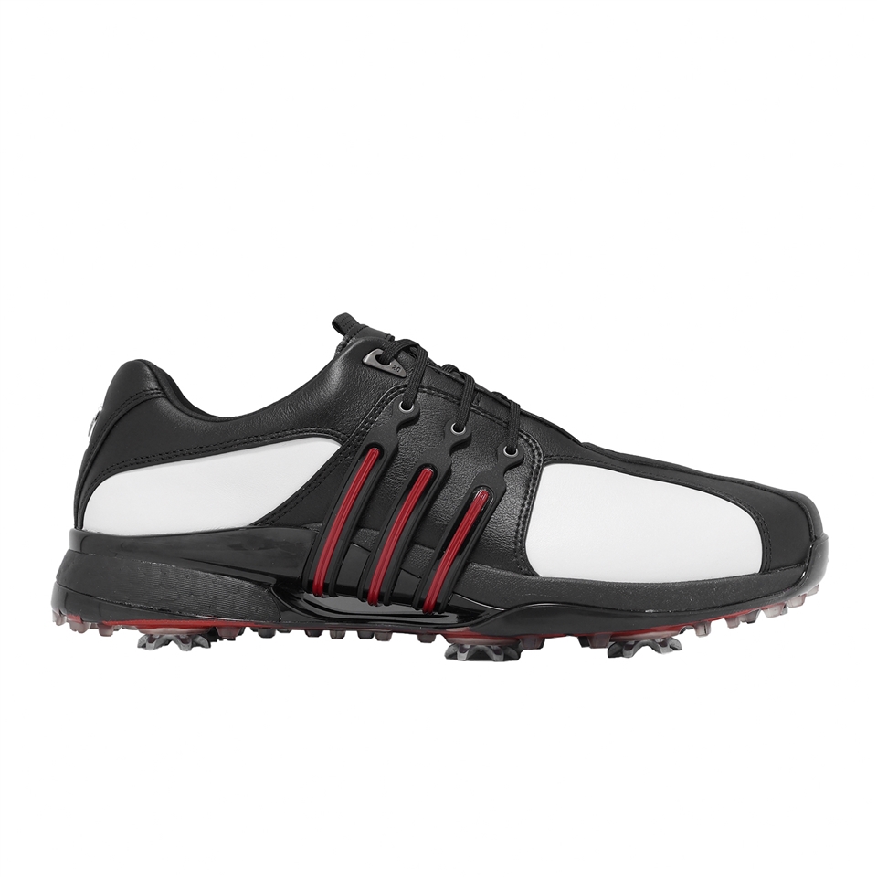 adidas 愛迪達高爾夫球鞋Tour360 20th 男鞋黑皮革緩震20週年紀念款防水