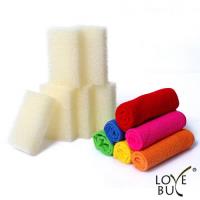 【love buy】韓國魔術樹脂菜瓜布+彩色神奇抹布【菜瓜布6入、抹布6入】
