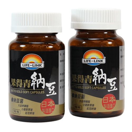 LIFE-LINK 果得青納豆軟膠囊2入