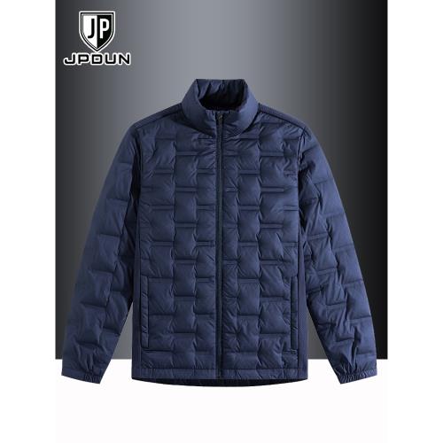 戶外運動輕薄羽絨服男短款立領時尚寬松大碼保暖防寒休閑秋冬外套