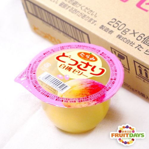 【鮮果日誌】大人氣-日本鮮果果凍 ????白桃舞凍  