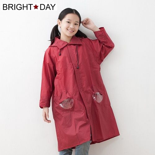 BrightDay風雨衣連身式 - 日系印花兒童款
