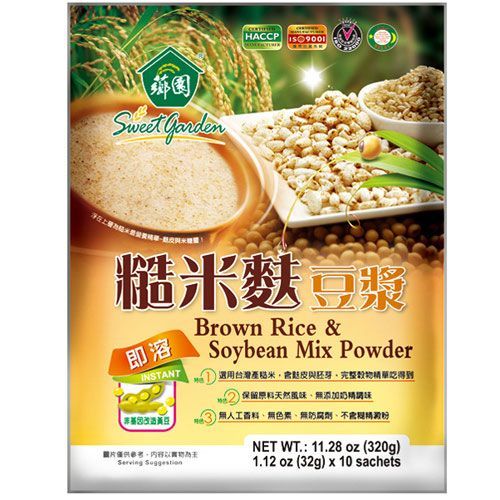 【薌園】糙米麩豆漿(32g*10入)x8袋  