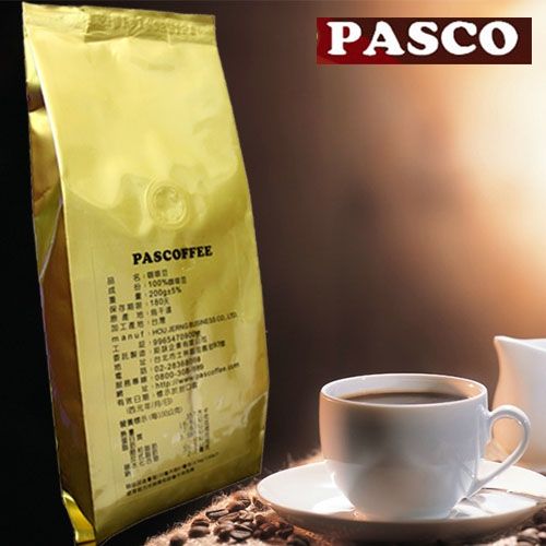 【PASCO】藍山咖啡豆200g（4包）  
