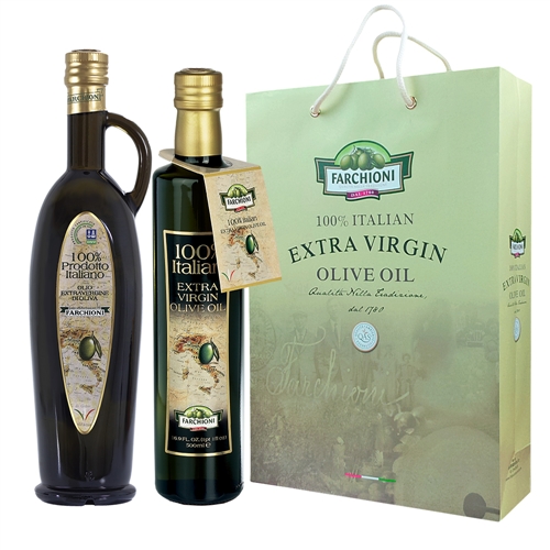 FARCHIONI法奇歐尼 特級冷壓初榨橄欖油 禮盒組  