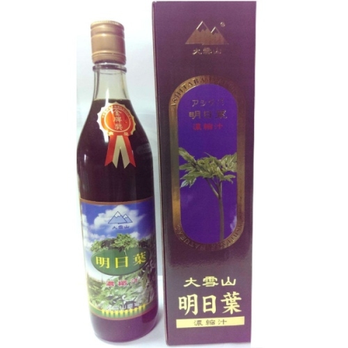 【大雪山農場】明日葉濃縮汁（600mlx3瓶）  