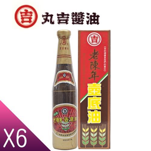 丸吉 老陳年 純釀甲等壼底油膏420ml *6