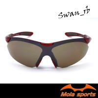 MOLA SPORTS 摩拉運動太陽眼鏡 男女可戴 超輕 UV400 高爾夫 騎車 跑步- Swan_rb