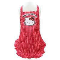 Hello Kitty荷葉裙擺小孩圍裙KT-0421