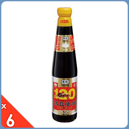 黑龍秋菊(全素)黑豆蔭油(清)400ml*6瓶  